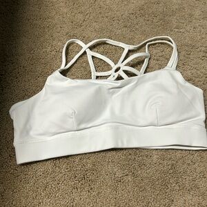 White sports bra NWT